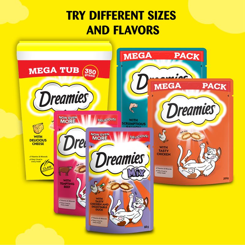 Dreamies Mega Tub Cheese (350g)