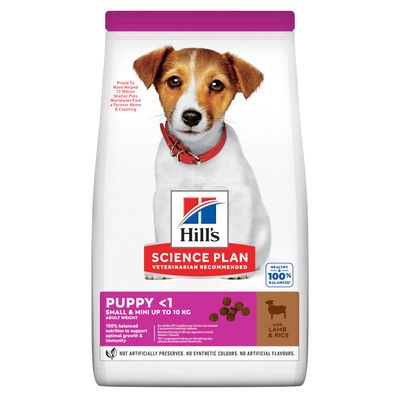 Hill`s Science Plan Puppy Small & Mini Lamb & Rice 1.5kg