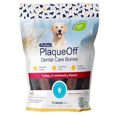 ProDen PlaqueOff Dental Care Bones Vegetable (482g)