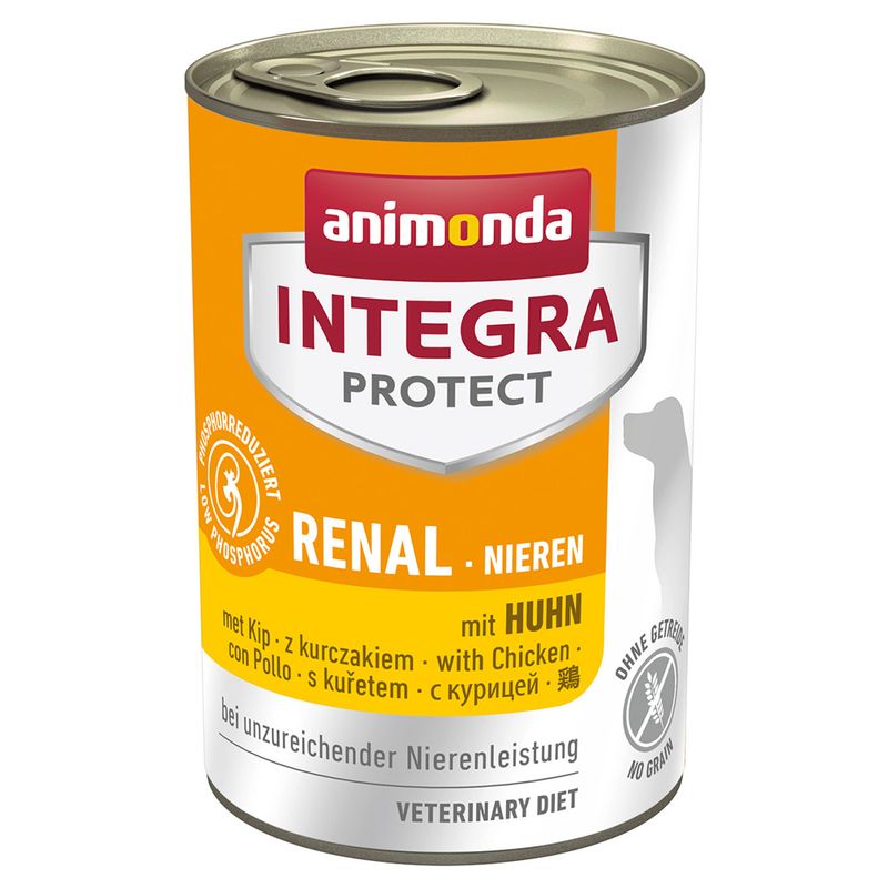 Animonda Integra Protect Dry Dog Food + Wet Dog Food - Bundle Price! * Adult Sensitive (4kg) + Lamb & Amaranth Sensitive (6 x 400g)
