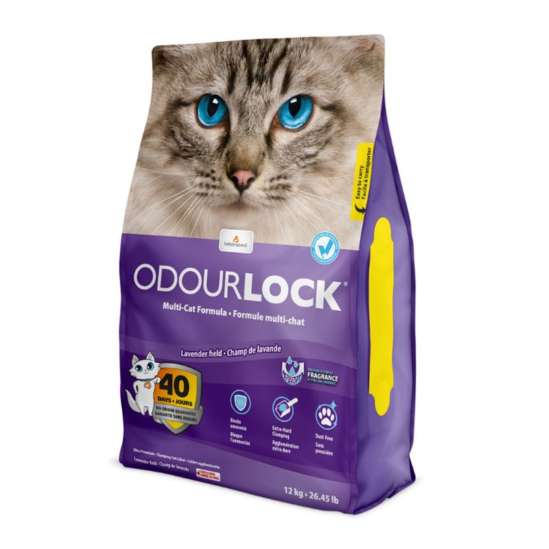 ODOURLOCK Lavender Scent Cat Litter 12kg
