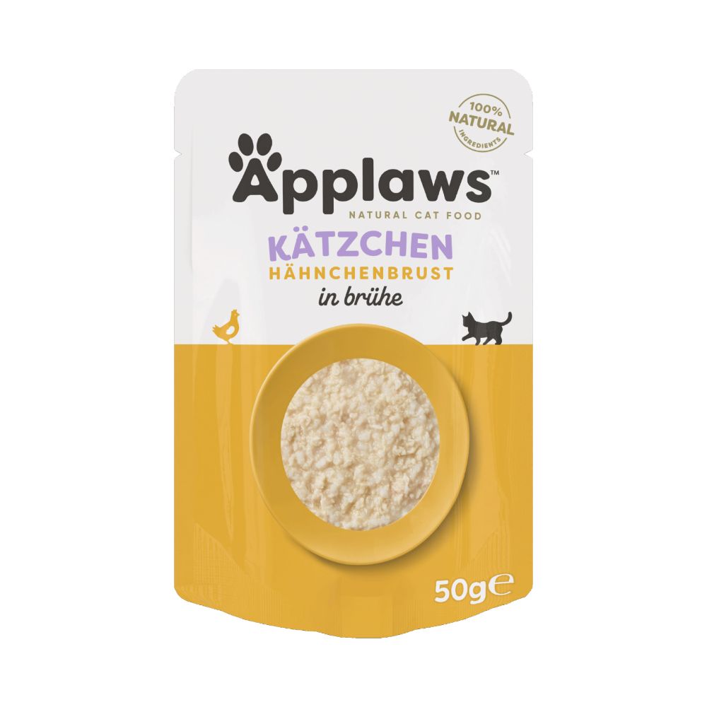 Applaws Natural Kitten in Broth 12 x 50g Tuna Fillet