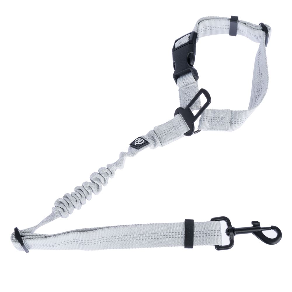 Nomad Tales Calma car seat belt for dogs 58 - 75 cm long, 25 mm wide (stone)