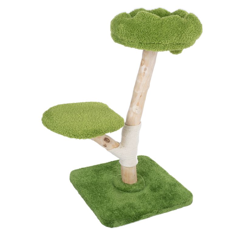 TIAKI Nature Willow scratching post green