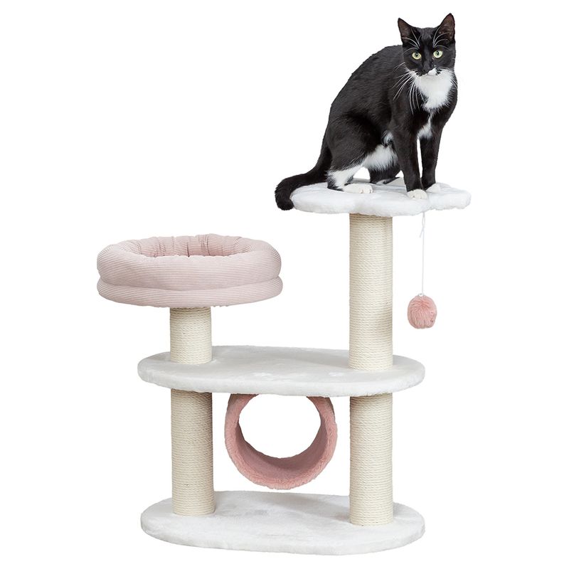 Trixie Isabella Scratching Post White / Dusky Pink