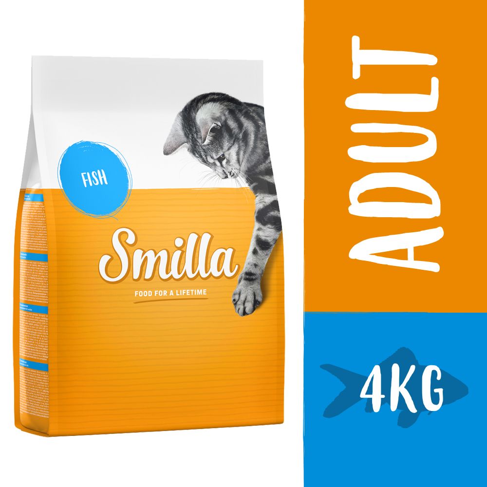 Smilla Dry Cat Food Economy Packs 2 x 4kg Adult Fish