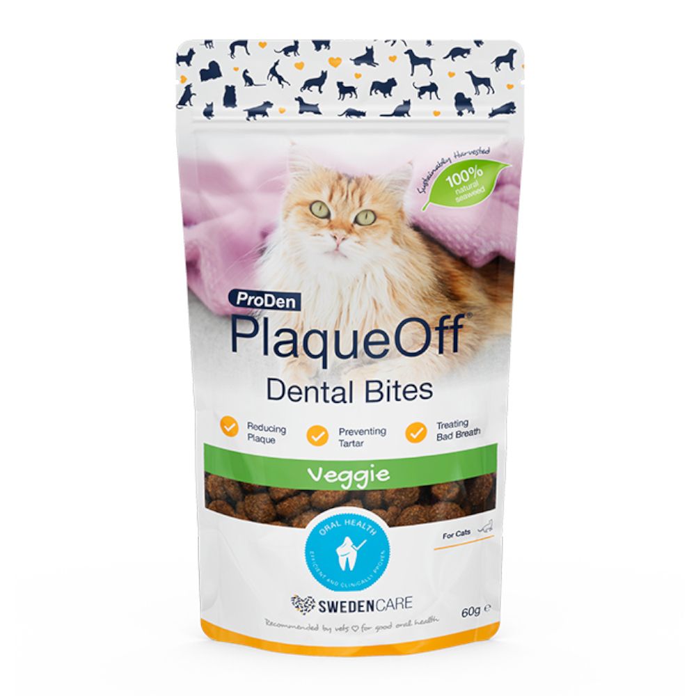 ProDen PlaqueOff Dental Bites for Cats Salmon (60g)