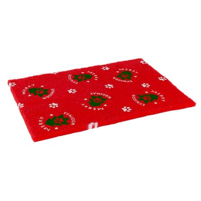 Vetbed® Merry Woofmas Dog Blanket 100 x 75cm (L x W)