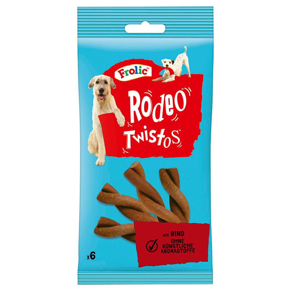 Frolic Rodeo Twistos With Beef (18 x 6 pieces)