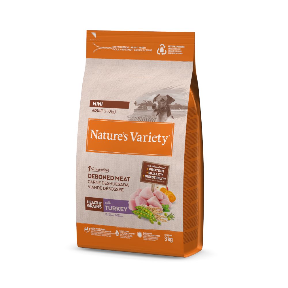 Nature's Variety Healthy Grains Mini Adult Turkey 3kg
