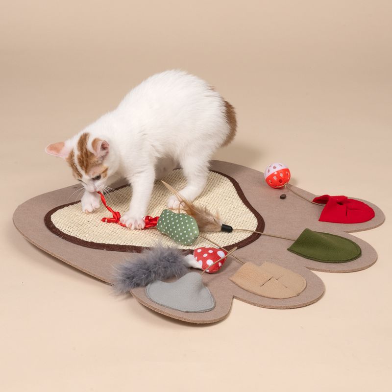 TIAKI Pawprint Interactive Mat for Cats 1 Mat