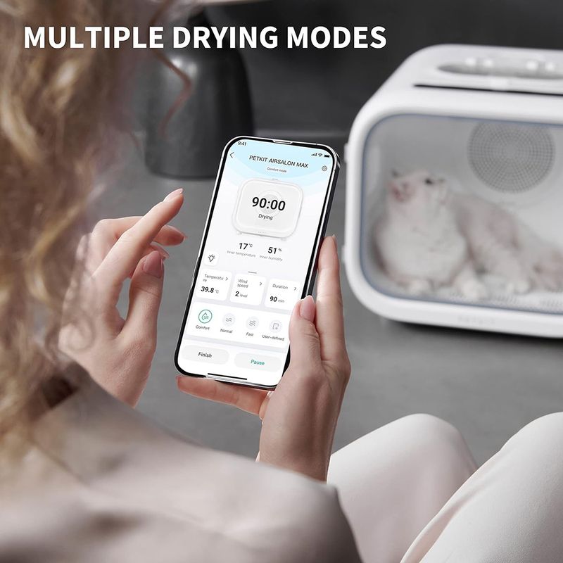 Petkit Pet Dryer Airsalon Max Smart L 50 x W 47.3 x H 44.7 cm