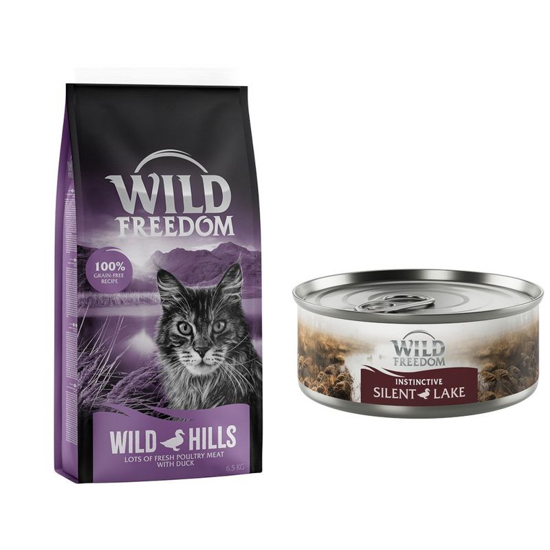 6.5kg Wild Freedom + 6 x 70g Instinctive Wet Food - Special Bundle!* Adult \