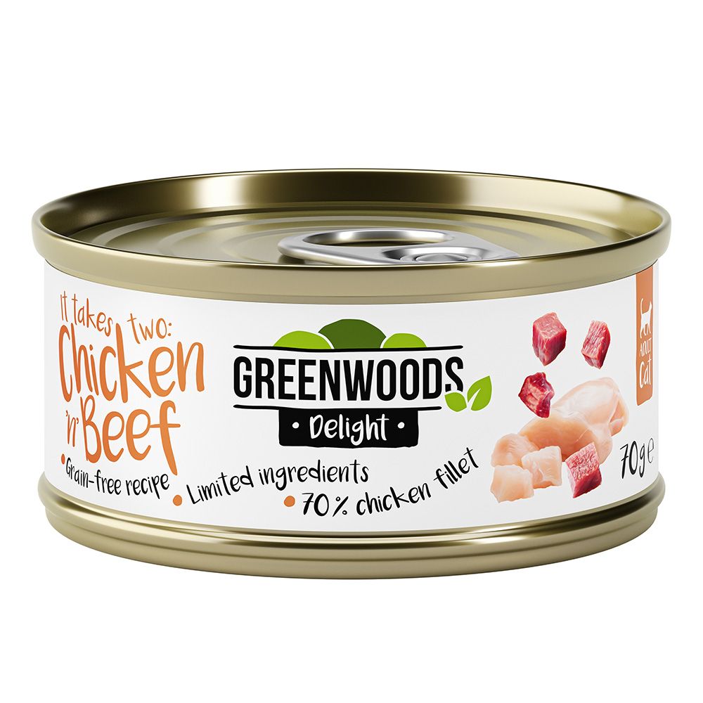 Greenwoods Delight Chicken Fillet with Beef 6 x 70g
