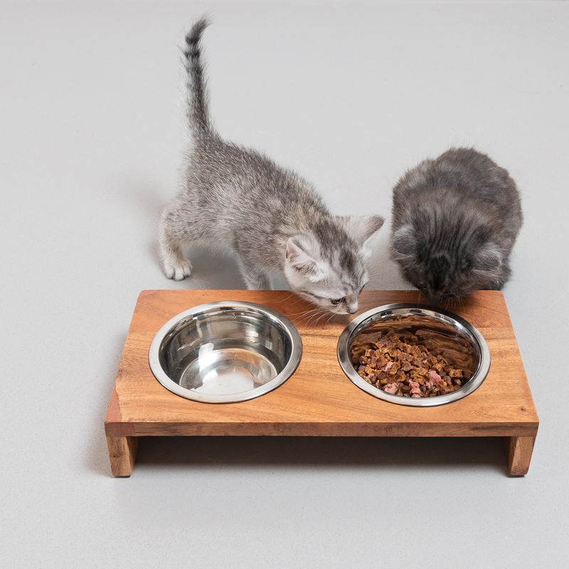 Modern Living Nellore wooden bowl bar 2 x 400 ml, diameter 13 cm