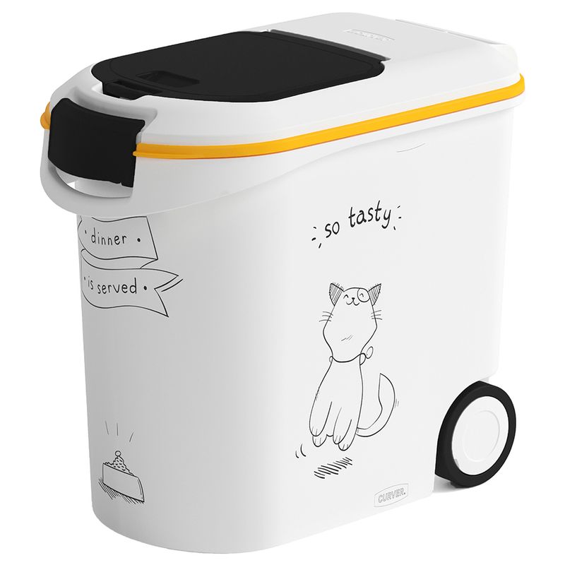 Curver Cat Silhouette Dry Cat Food Container 12kg capacity