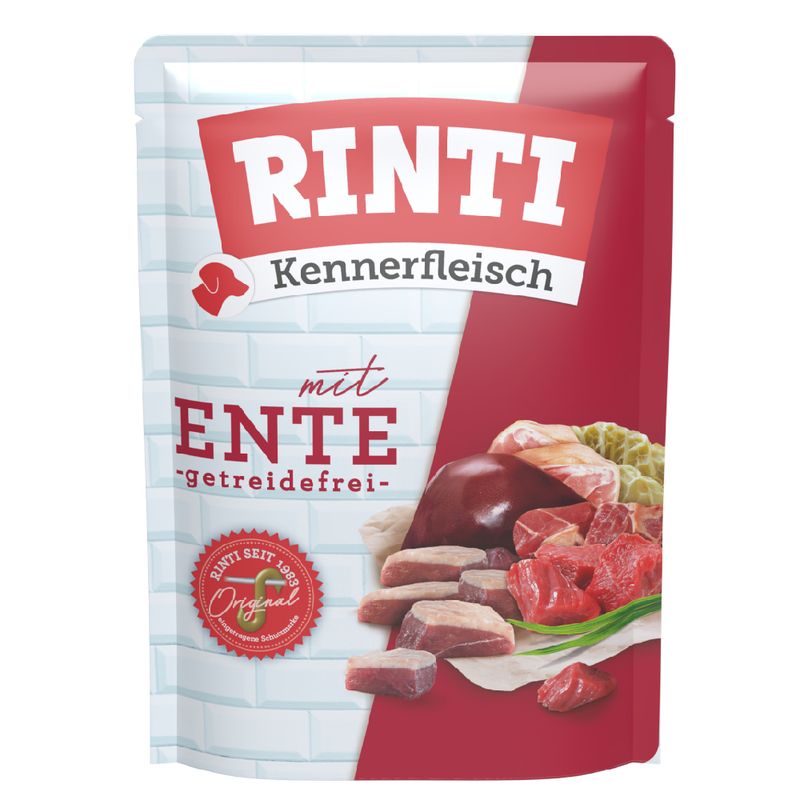 RINTI Kennerfleisch Pouches 10 x 400g Beef