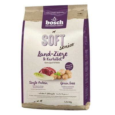 bosch Soft Senior Goat & Potato HPC Dog Food 2.5kg