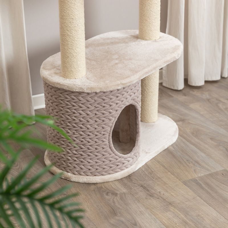 Trixie Scratching Post Alessia Light Grey / Sand