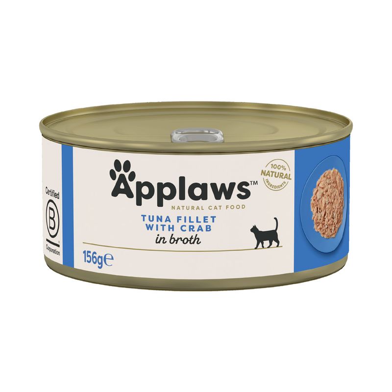 Applaws Cat Food Cans 156g - Tuna / Fish Tuna Fillet 6 x 156g
