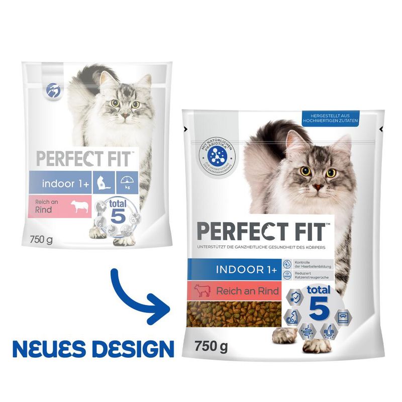 Perfect Fit Indoor 1+ Rich in Beef 750g