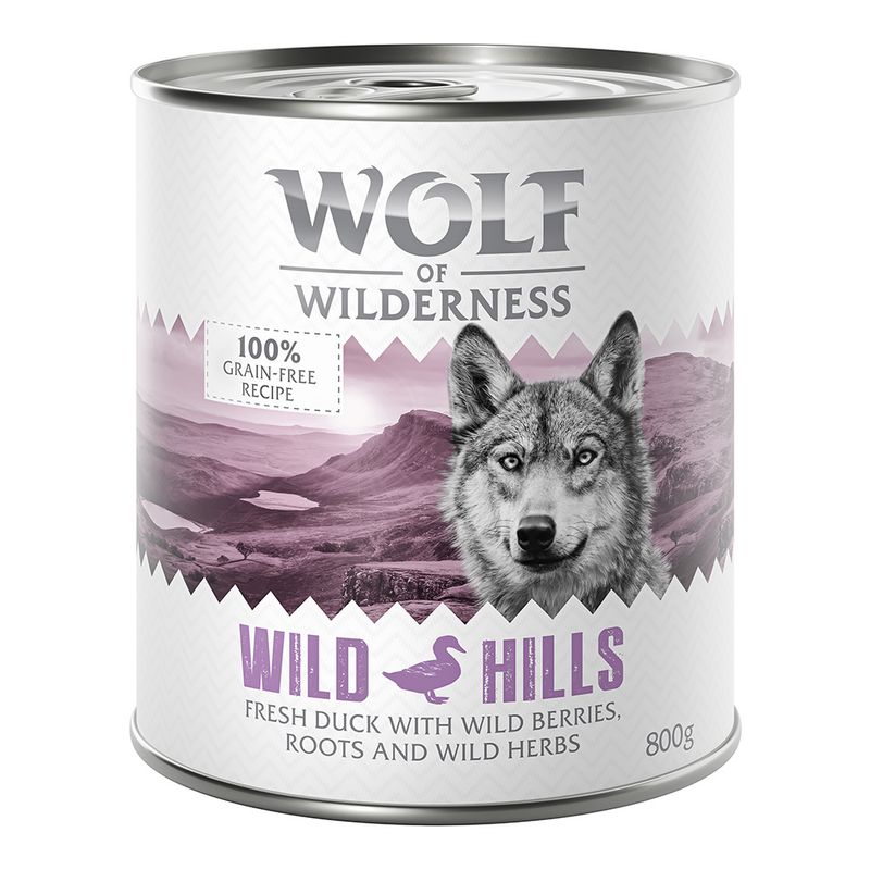 Wolf of Wilderness Adult Single Protein 6 x 800g Mixed Pack (3 Varieties)