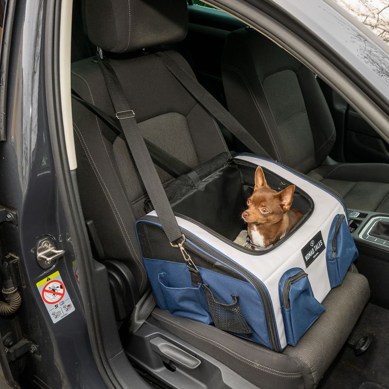 Nomad Tales Spirit Car Seat - Stone/Sapphire approx. 42 x 36 x 33 cm (L x W x H)