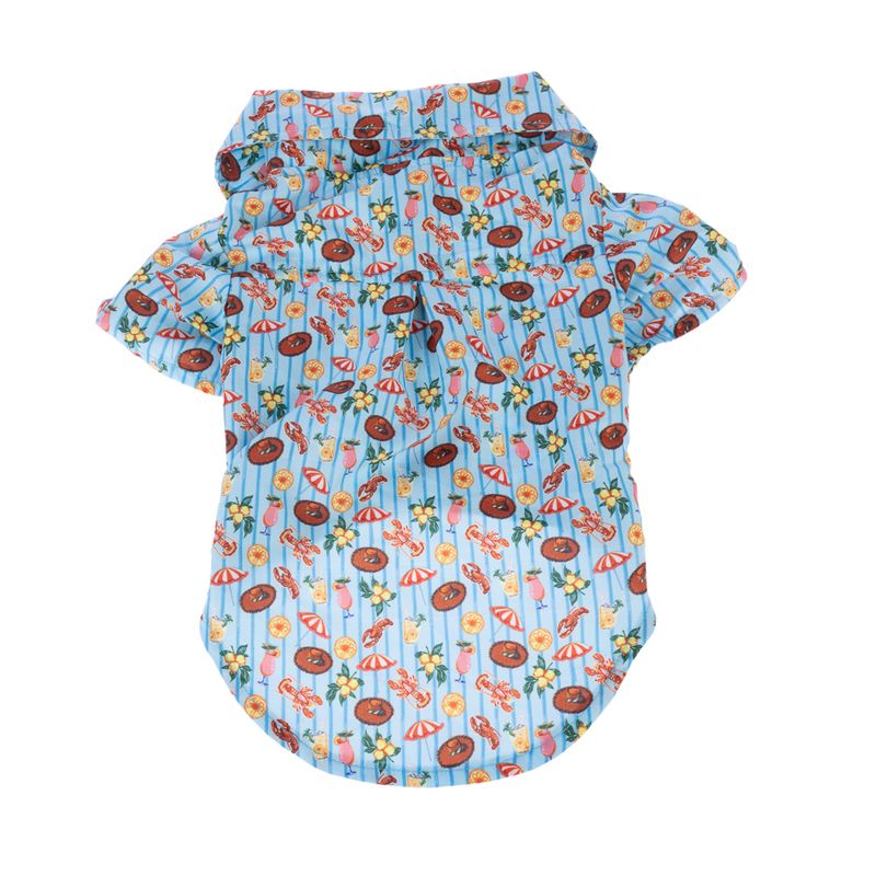 TIAKI Hawaiian Shirt for Dogs approx. 35cm Back Length