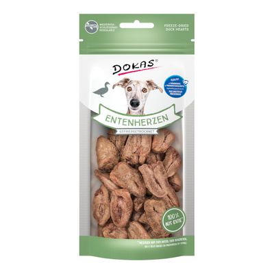 Dokas Freeze-Dried Duck Hearts 22g