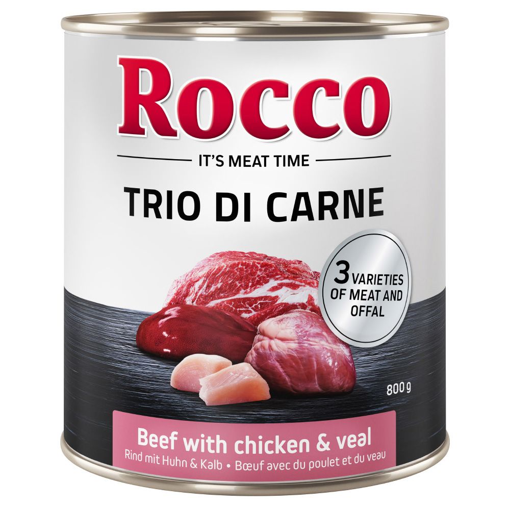 Rocco Classic Trio di Carne 6 x 800g Mix (3 Varieties)