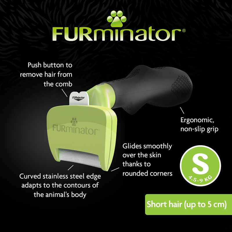 FURminator Short Hair S width 3.8cm