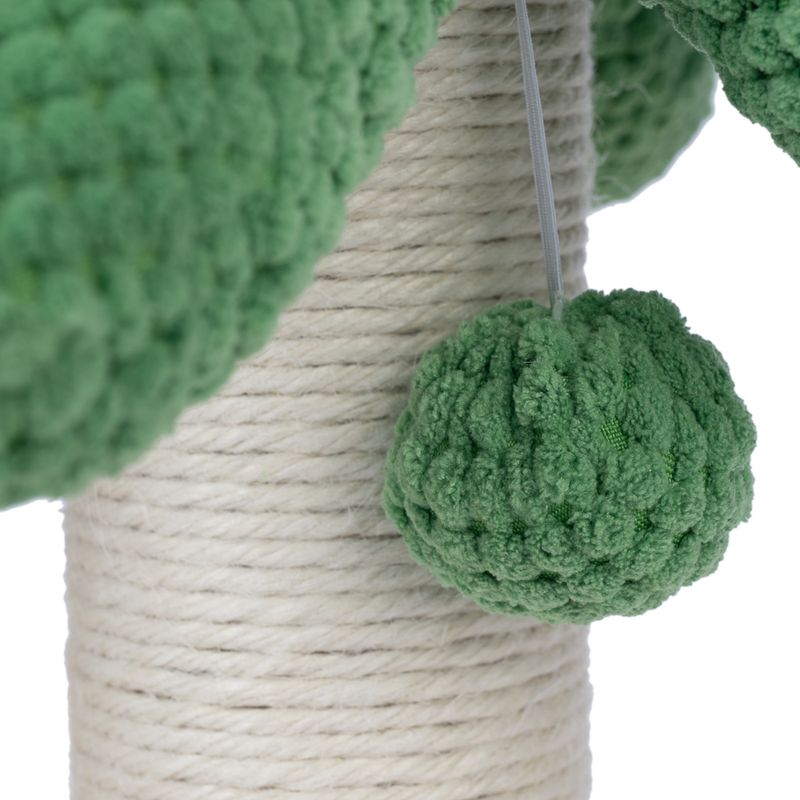 TIAKI Palm Scratching Tree with Hammock Yellow