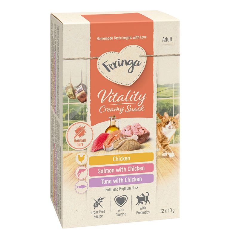 Feringa Vitality Creamy Snacks Chicken (12 x 10g)
