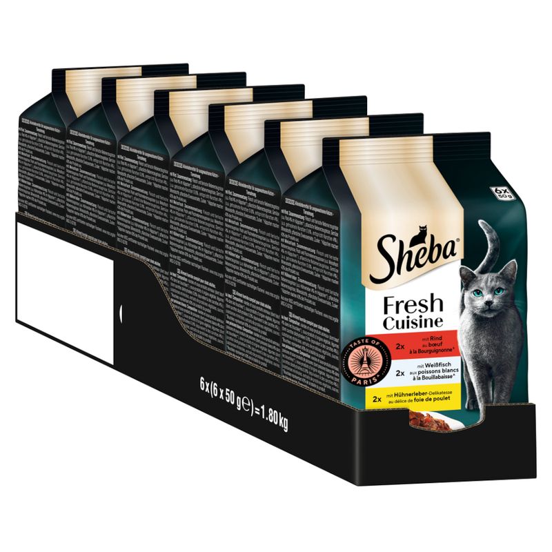 Sheba Fresh Cuisine Taste of Paris 6 x 50g