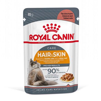 Royal Canin Hair & Skin Care in Gravy 12 x 85g