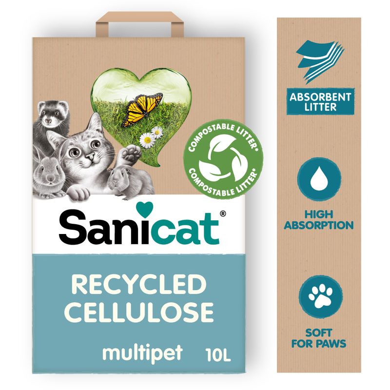Sanicat Recycled Cellulose 10l