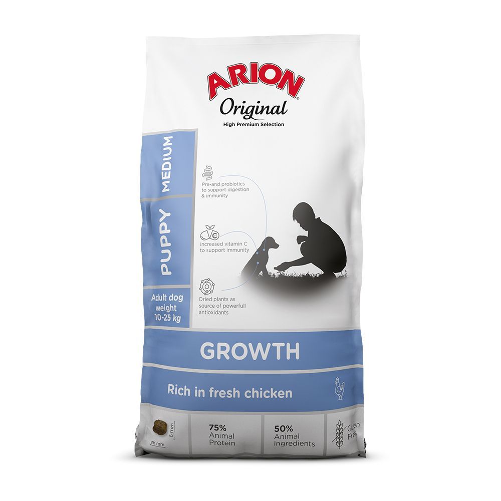 Arion Original Growth Medium Breed Chicken 12kg