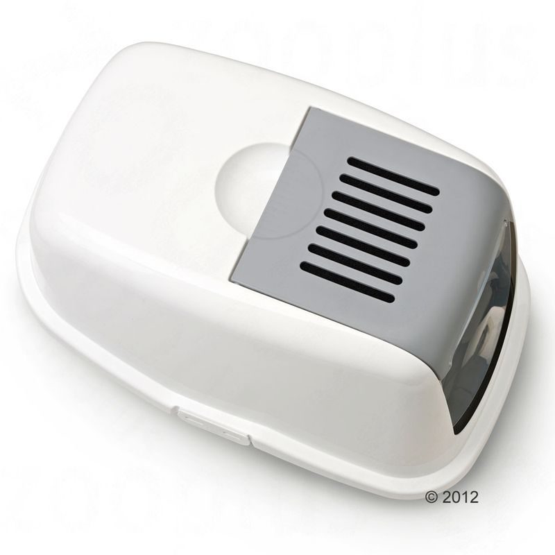 Savic Nestor Cat Litter Box Light Grey
