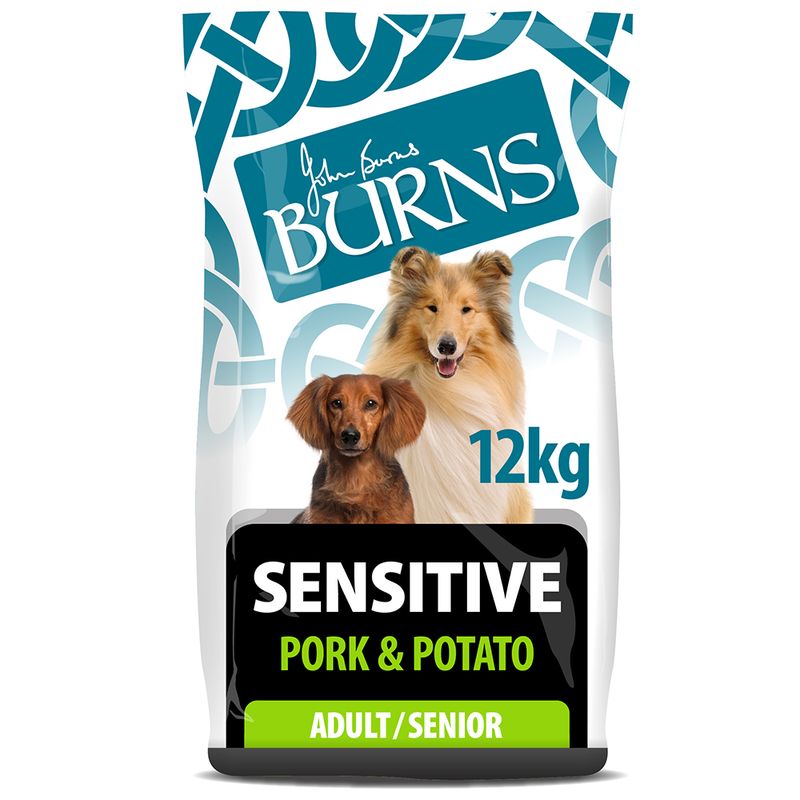 Burns Adult & Senior Sensitive Pork & Potato 12kg