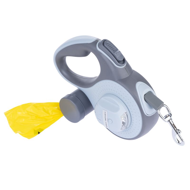 Nomad Tales Calma Retractable Lead Set - 5m 1 Set (Lead, Poo Bag Dispenser & Torch)