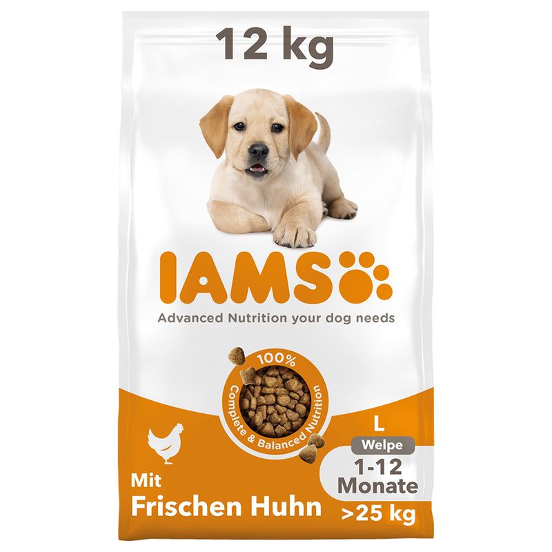IAMS Advanced Nutrition Puppy & Junior Large Dog - Chicken 12kg