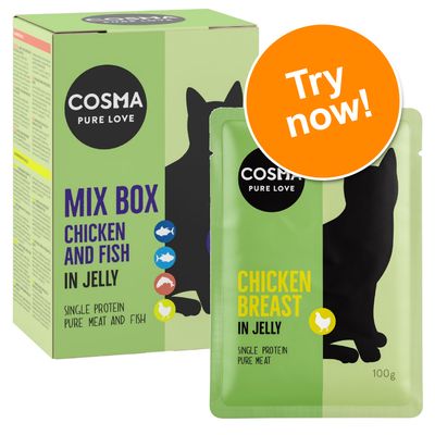 Cosma Original Pouches Mixed Trial Pack 6 x 100g Mixed Pack (4 Varieties)
