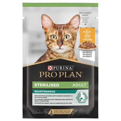 PURINA PRO PLAN Sterilised Adult Maintenance 6 x 85g Beef
