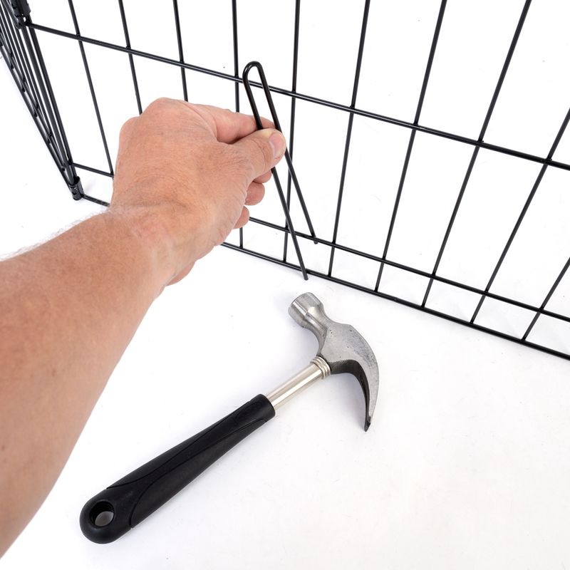 TIAKI High Metal Puppy Pen 8 panels each 61 x 106cm (W x H)