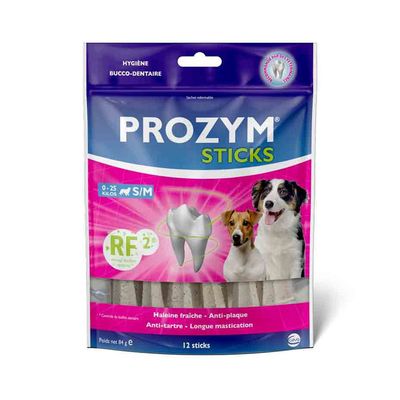 Prozym RF2 Sticks for Small and Medium Dogs (0-25 kg): 12 pieces