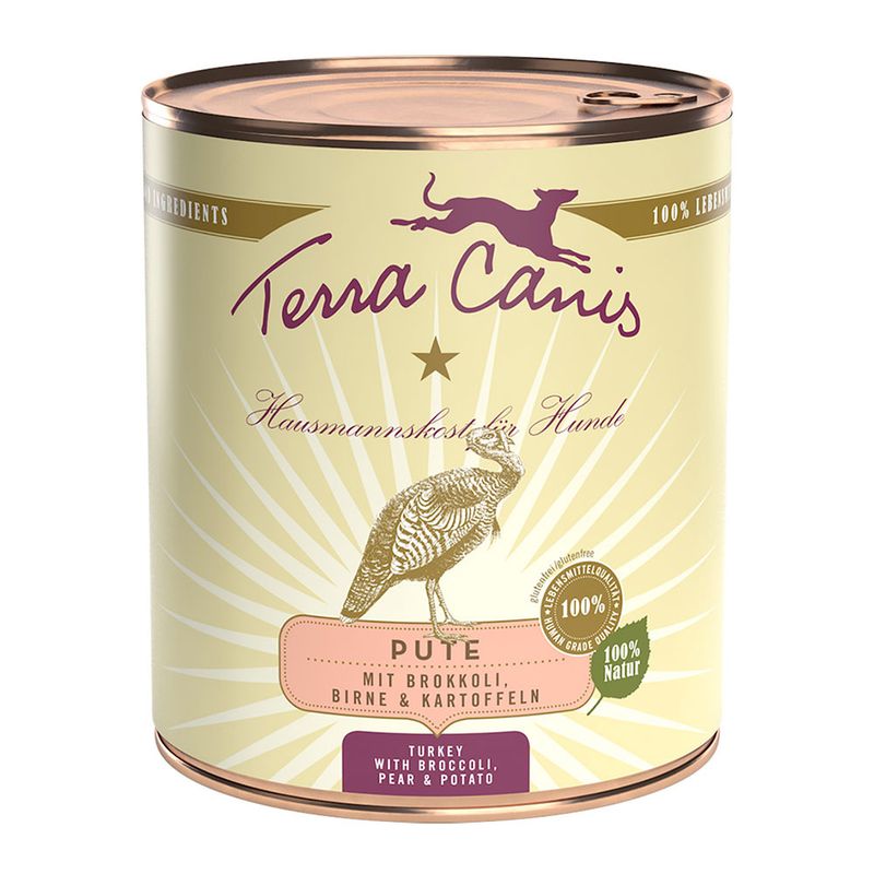 Terra Canis 6 x 800g Turkey with Broccoli, Pear & Potato