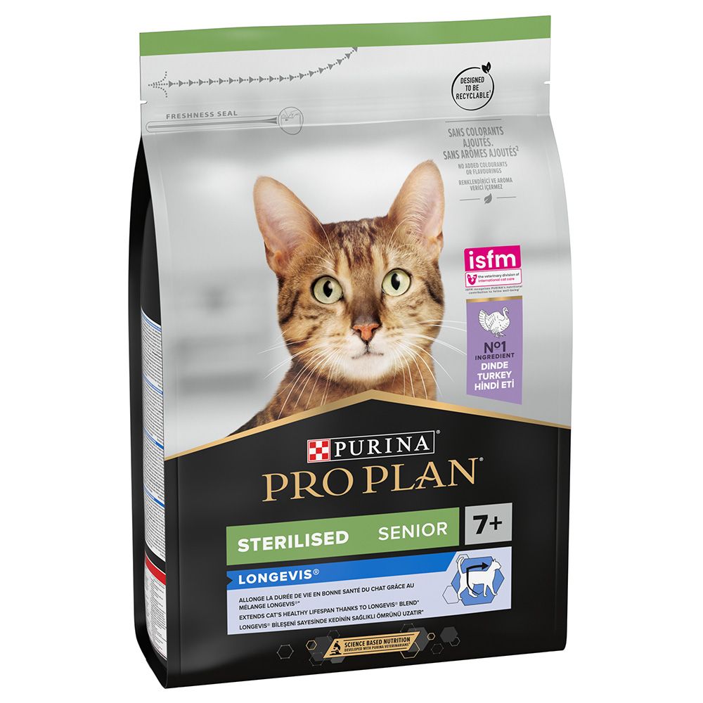 PURINA PRO PLAN Sterilized Senior 7+ Longevis Turkey 3kg