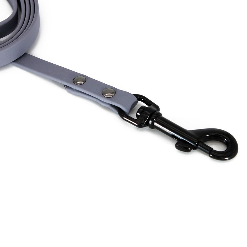 Home search leash BioThane, grey 5 m long, 13 mm wide