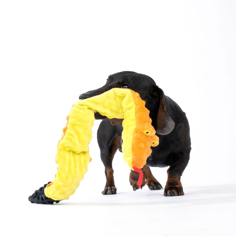 TIAKI Snake Plush Toy approx. 65 x 7 x 5 cm (L x W x H)