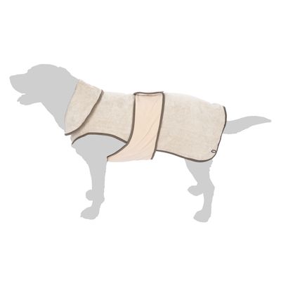 TIAKI Snuggle Dog Bathrobe approx. 50cm (Back Length)